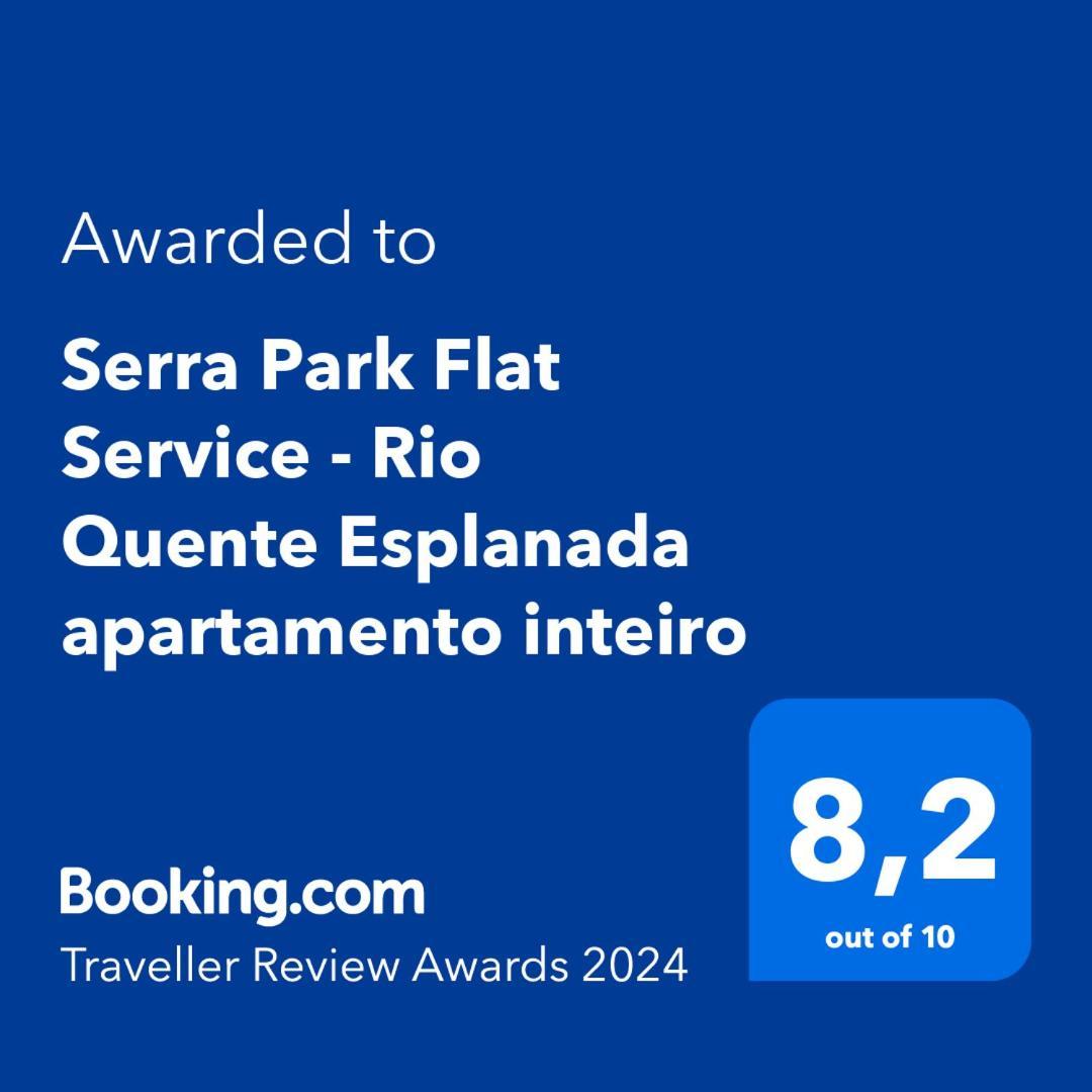 Serra Park Flat Service - Rio Quente Esplanada Apartamento Inteiro Roupas De Cama A Parte المظهر الخارجي الصورة